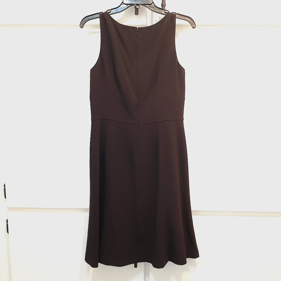 LBD Ann Taylor Elegant Black Sleeveless Dress by Ann Taylor Sz 6 - Picture 5 of 11